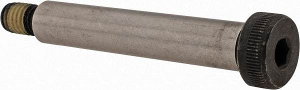 Value Collection - 1/2" Shoulder Diam x 2-3/4" Shoulder Length, 3/8-16 UNC, Hex Socket Shoulder Screw - 4140 Alloy Steel with Nylon Locking Patch, 5/16" Head Height x 3/4" Head Diam - Eagle Tool & Supply