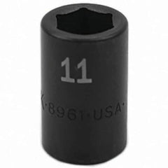 SK - Impact Socket - 3/8"DR 11MM IMPACT SOCKET - Eagle Tool & Supply