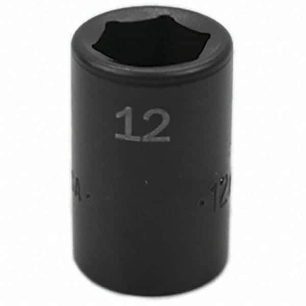 SK - Impact Socket - 3/8"DR 12MM IMPACT SOCKET - Eagle Tool & Supply