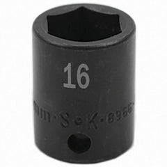 SK - Impact Socket - 3/8"DR 16MM IMPACT SOCKET - Eagle Tool & Supply