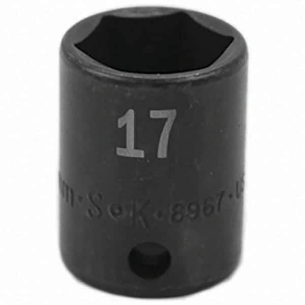 SK - Impact Socket - 3/8"DR 17MM IMPACT SOCKET - Eagle Tool & Supply