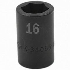 SK - Impact Socket - 1/2"DR 16MM IMPACT SOCKET - Eagle Tool & Supply