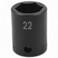 SK - Impact Socket - 1/2"DR 22MM IMPACT SOCKET - Eagle Tool & Supply
