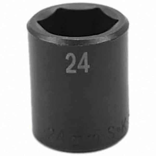 SK - Impact Socket - 1/2"DR 24MM IMPACT SOCKET - Eagle Tool & Supply