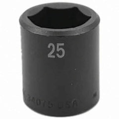 SK - Impact Socket - 1/2"DR 25MM IMPACT SOCKET - Eagle Tool & Supply