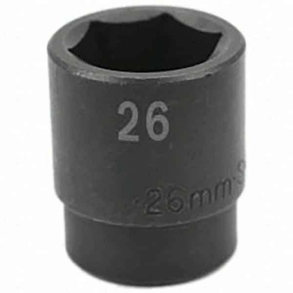 SK - Impact Socket - 1/2"DR 26MM IMPACT SOCKET - Eagle Tool & Supply