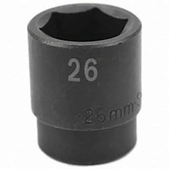 SK - Impact Socket - 1/2"DR 26MM IMPACT SOCKET - Eagle Tool & Supply