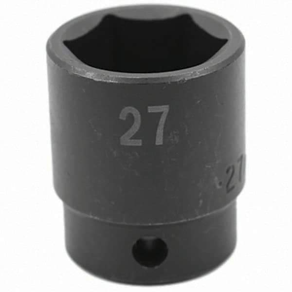 SK - Impact Socket - 1/2"DR 27MM IMPACT SOCKET - Eagle Tool & Supply