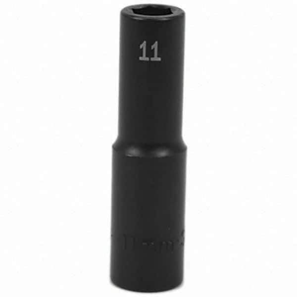 SK - Impact Socket - 1/2"DR 11MM DEEP IMPACT SOCKET - Eagle Tool & Supply