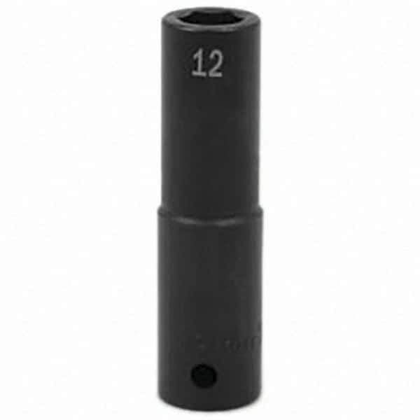 SK - Impact Socket - 1/2"DR 12MM DEEP IMPACT SOCKET - Eagle Tool & Supply