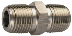 Ham-Let - 3/4" Internal Brass Hex Nipple - 3600 PSI, MNPT x MNPT - Eagle Tool & Supply