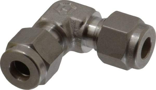 Ham-Let - 1/4" OD, Grade 316Stainless Steel Union Elbow - Comp x Comp Ends - Eagle Tool & Supply