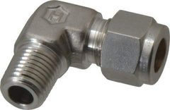 Ham-Let - 3/8" OD, Grade 316Stainless Steel Male Elbow - Comp x MNPT Ends - Eagle Tool & Supply