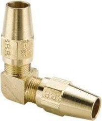 Parker - 5/8" OD, Brass Union Elbow - 400 Max Working psi, -65 to 250°F, Comp x Comp Ends - Eagle Tool & Supply