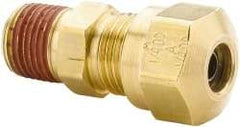 Parker - 3/4" OD, Brass Male Connector - 150 Max Working psi, -40 to 200°F, Comp x MNPT Ends - Eagle Tool & Supply
