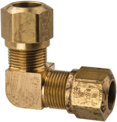 Parker - 1/2" OD, Brass Union Elbow - 150 Max Working psi, -40 to 200°F, Comp x Comp Ends - Eagle Tool & Supply