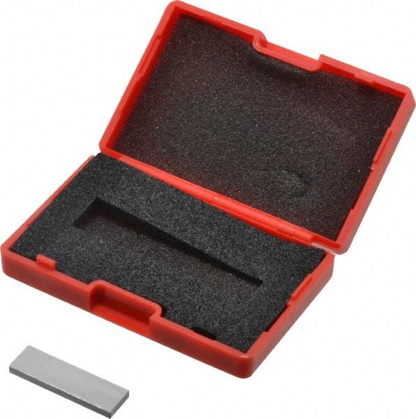 SPI - 0.1005" Rectangular Steel Gage Block - Accuracy Grade AS-1, Includes NIST Traceability Certification - Eagle Tool & Supply