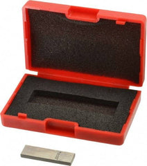 SPI - 0.1008" Rectangular Steel Gage Block - Accuracy Grade AS-1, Includes NIST Traceability Certification - Eagle Tool & Supply