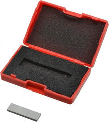 SPI - 0.101" Rectangular Steel Gage Block - Accuracy Grade AS-1, Includes NIST Traceability Certification - Eagle Tool & Supply