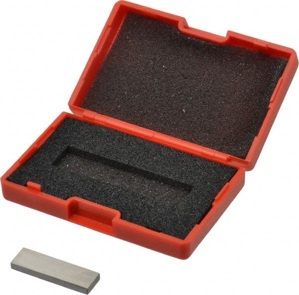 SPI - 0.121" Rectangular Steel Gage Block - Accuracy Grade AS-1, Includes NIST Traceability Certification - Eagle Tool & Supply