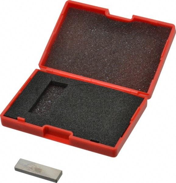 SPI - 0.127" Rectangular Steel Gage Block - Accuracy Grade AS-1, Includes NIST Traceability Certification - Eagle Tool & Supply