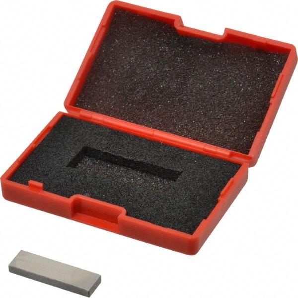 SPI - 0.128" Rectangular Steel Gage Block - Accuracy Grade AS-1, Includes NIST Traceability Certification - Eagle Tool & Supply