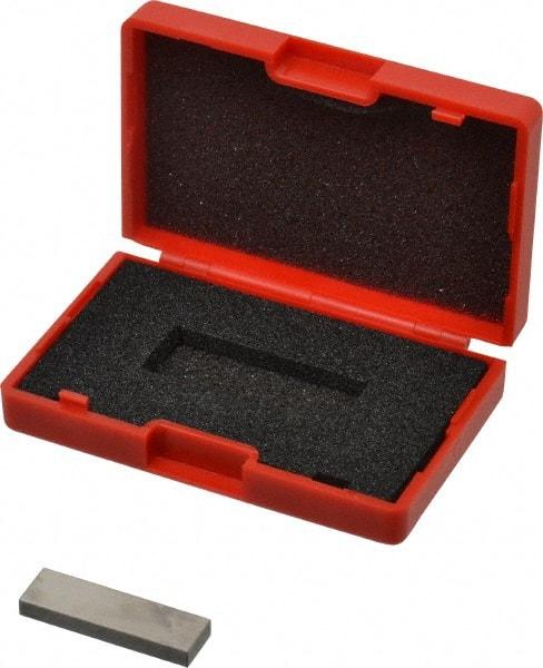 SPI - 0.139" Rectangular Steel Gage Block - Accuracy Grade AS-1, Includes NIST Traceability Certification - Eagle Tool & Supply