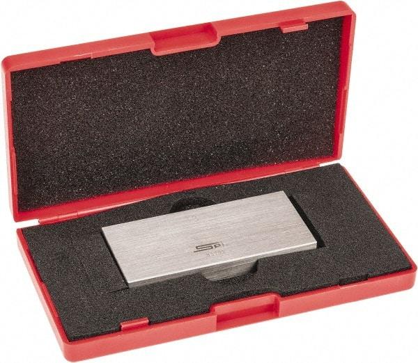 SPI - 3" Rectangular Steel Gage Block - Accuracy Grade AS-1, Includes NIST Traceability Certification - Eagle Tool & Supply