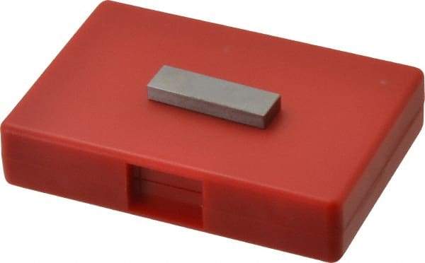 SPI - 0.16" Rectangular Steel Gage Block - Accuracy Grade AS-1, Includes NIST Traceability Certification - Eagle Tool & Supply