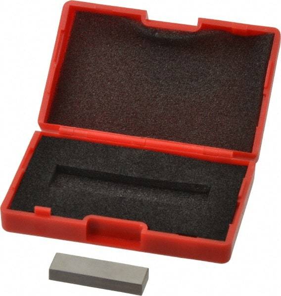 SPI - 0.18" Rectangular Steel Gage Block - Accuracy Grade AS-1, Includes NIST Traceability Certification - Eagle Tool & Supply