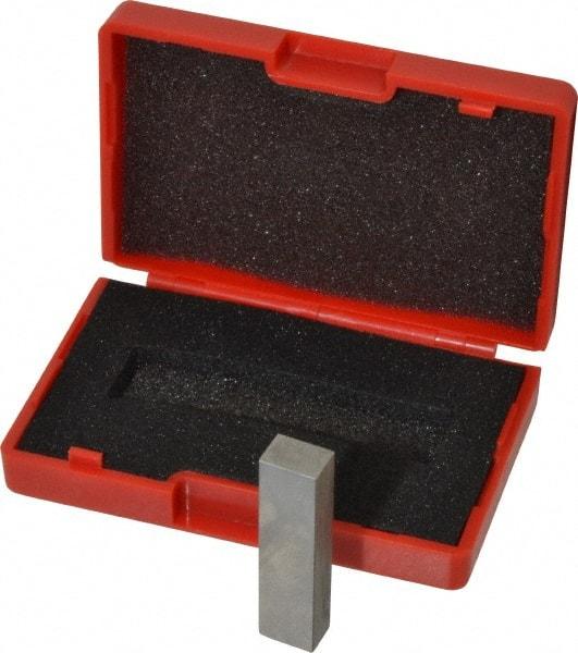 SPI - 0.25" Rectangular Steel Gage Block - Accuracy Grade AS-1, Includes NIST Traceability Certification - Eagle Tool & Supply