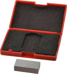 SPI - 0.65" Rectangular Steel Gage Block - Accuracy Grade AS-1, Includes NIST Traceability Certification - Eagle Tool & Supply