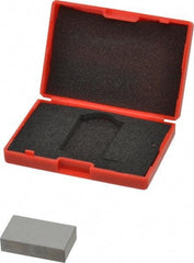 SPI - 0.8" Rectangular Steel Gage Block - Accuracy Grade AS-1, Includes NIST Traceability Certification - Eagle Tool & Supply