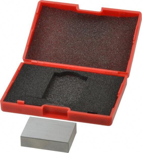 SPI - 0.95" Rectangular Steel Gage Block - Accuracy Grade AS-1, Includes NIST Traceability Certification - Eagle Tool & Supply