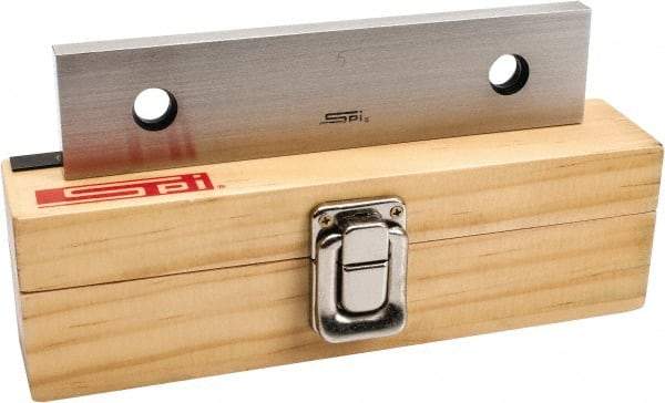 SPI - 6" Rectangular Steel Gage Block - Accuracy Grade AS-1, Includes NIST Traceability Certification - Eagle Tool & Supply