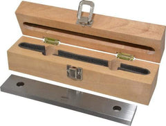 SPI - 8" Rectangular Steel Gage Block - Accuracy Grade AS-1, Includes NIST Traceability Certification - Eagle Tool & Supply