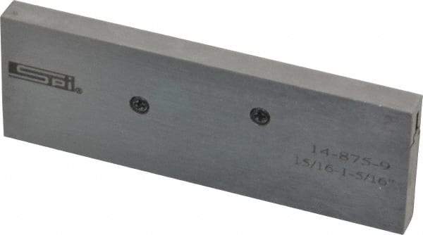 SPI - 15/16 to 1-5/16" Adjustable Parallel - 3-9/16" Long x 9/32" Thick - Eagle Tool & Supply