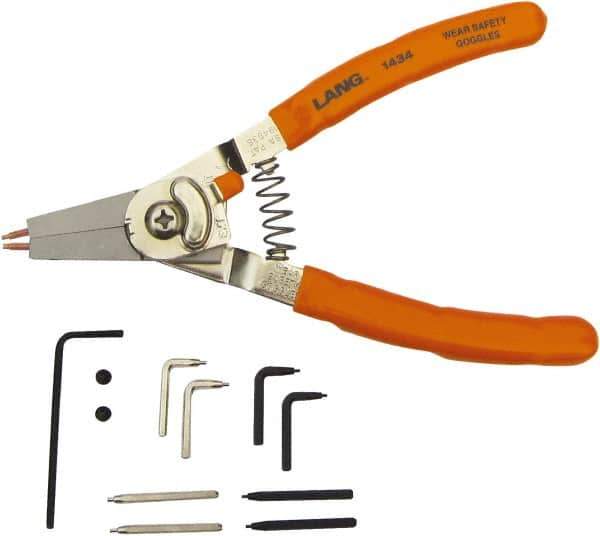 Lang - Standard Jaw, Snap Ring Plier - 2" OAL, Snap Ring - Eagle Tool & Supply