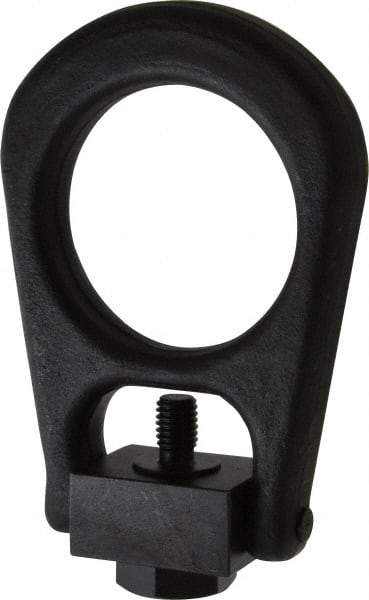 Jergens - 2,500 Lb Load Capacity Forged Center Pull Hoist Ring - 28 Ft/Lb Torque, 1/2 - 13 Thread, Alloy Steel - Eagle Tool & Supply