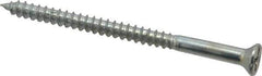 Value Collection - #8, 2-1/2" OAL, Phillips Drive, Flat Head Wood Screw - Zinc Plated Steel, Grade 2 - Eagle Tool & Supply