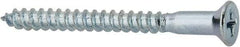 Value Collection - #9, 2" OAL, Phillips Drive, Flat Head Wood Screw - ASME B18.6.1, Zinc Plated Steel, Grade 2 - Eagle Tool & Supply