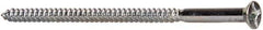 Value Collection - #10, 4" OAL, Phillips Drive, Flat Head Wood Screw - ASME B18.6.1, Zinc Plated Steel, Grade 2 - Eagle Tool & Supply