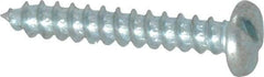 Value Collection - #6 Pan Head Slotted Sheet Metal Screw - Steel, 7/8" Length Under Head, AISI 1016, ASME B18.6.3, ASME B18.6.4 & SAE J933, Grade 1016-1024 - Eagle Tool & Supply
