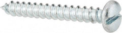 Value Collection - #10 Pan Head Slotted Sheet Metal Screw - Steel, 1-1/2" Length Under Head, Grade 2 - Eagle Tool & Supply