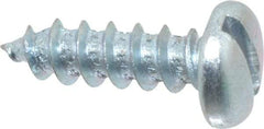 Value Collection - #12 Pan Head Slotted Sheet Metal Screw - Steel, 3/4" Length Under Head, Grade 2 - Eagle Tool & Supply