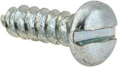 Value Collection - #14 Pan Head Slotted Sheet Metal Screw - Steel, 7/8" Length Under Head, Grade 2 - Eagle Tool & Supply