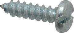 Value Collection - #14 Pan Head Slotted Sheet Metal Screw - Steel, 1" Length Under Head, Grade 2 - Eagle Tool & Supply