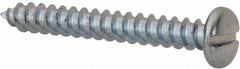 Value Collection - #14 Pan Head Slotted Sheet Metal Screw - Steel, 2" Length Under Head, Grade 2 - Eagle Tool & Supply