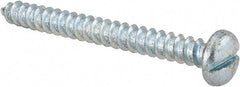 Value Collection - #14 Pan Head Slotted Sheet Metal Screw - Steel, 2-1/2" Length Under Head, Grade 2 - Eagle Tool & Supply