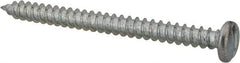 Value Collection - #14 Pan Head Slotted Sheet Metal Screw - Steel, 3" Length Under Head, Grade 2 - Eagle Tool & Supply